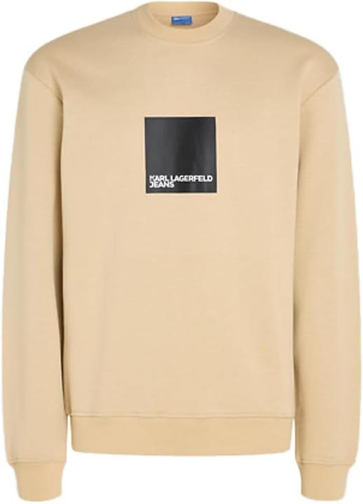Produktbild Karl Lagerfeld Jeans, Heren, Box Logo Sweat, Regular Fit, Beige, L (L)