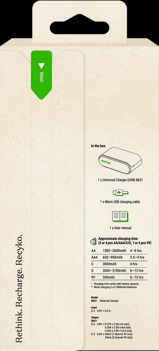 Immagine prodotto GP Batteries Caricatore universale R21 (1 pz., Batteria + Caricabatterie)