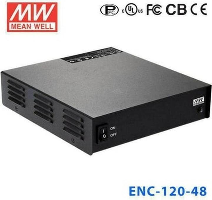 MeanWell Bleiakku-Ladegerät ENC-120-48 48 V Ladestrom max. 2 A - Blei/Säure - Lead Gel (Ladegerät ohne Akku)