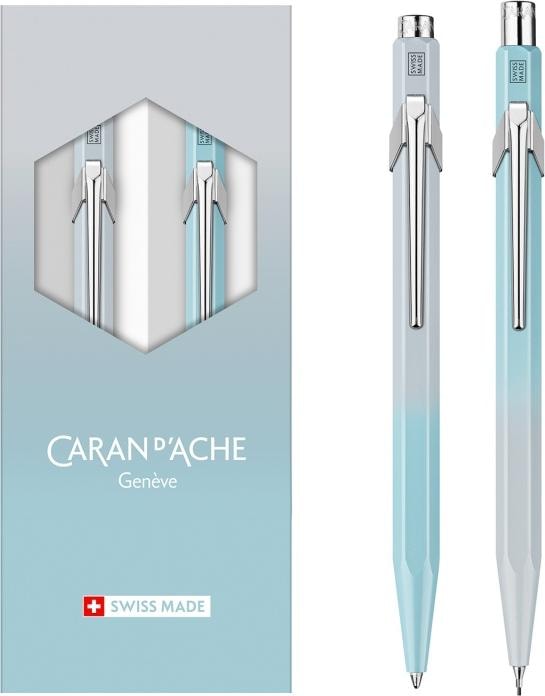 Produktbild Caran d'Ache 849 Set Blue Lagoon Sonderedition (Polarblau, Frostgrau, 2 x)