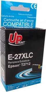 Actual product image Printer accessories Uprint Tintes kārtridžš UPrint Epson 27XLC Cyan (C)