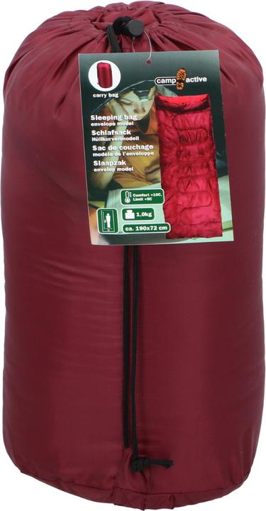 Actual product image Camp Active Sleeping bag envelope red (190 cm)
