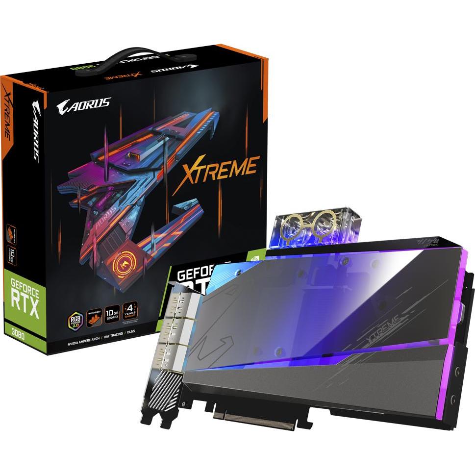 Gigabyte Aorus GeForce RTX 3080 Xtreme Waterforce WB 10G (10 GB), Grafikkarte