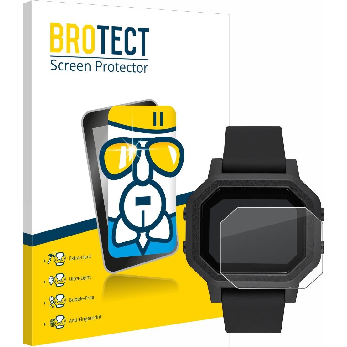 BROTECT Schutzglas Schutzfolie Glas Folie Displayschutz klar, Smartwatch Schutzfolie, Transparent
