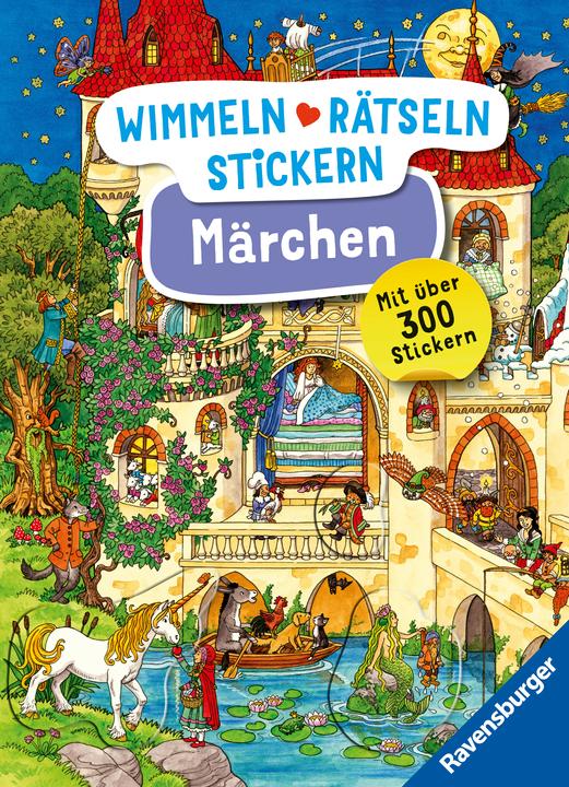 Actual product image Ravensburger Wimmeln, Rätseln, Stickern: Märchen
