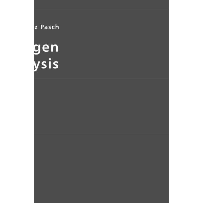 Grundlagen der Analysis, Fachbücher