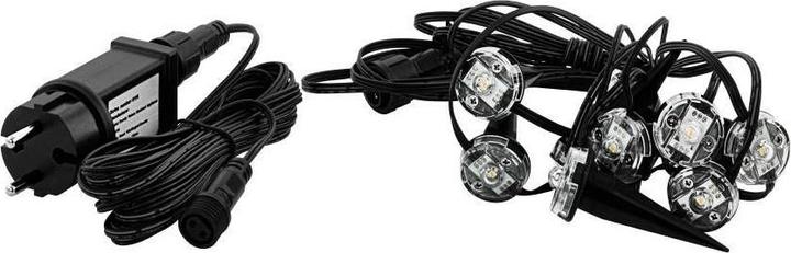 Produktbild EGLO 98184 9-er Set SPINETOLI LED Aussen-Stehleuchte 9x0,4W 10000x30mm Transparent Warmweiss IP65 (IP65)