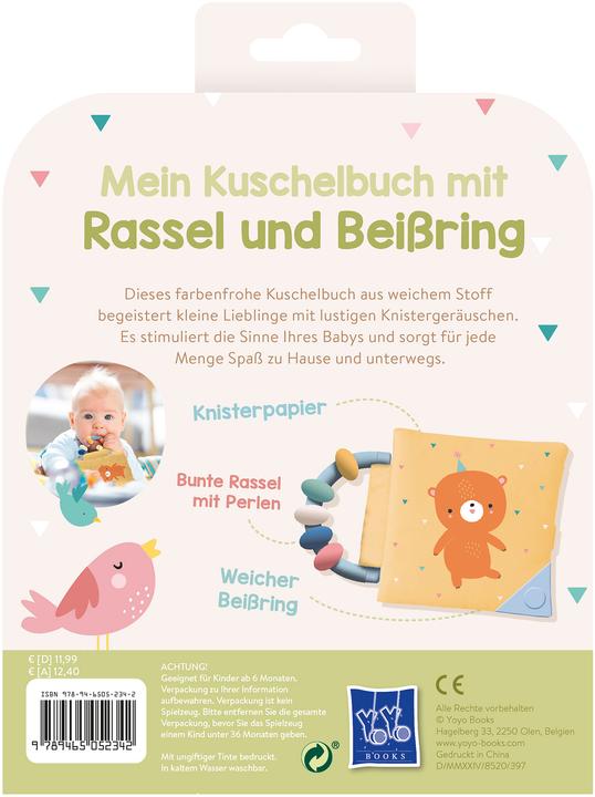Actual product image Mein Kuschelbuch mir Rassel und Beiring - Kleiner Br (German)