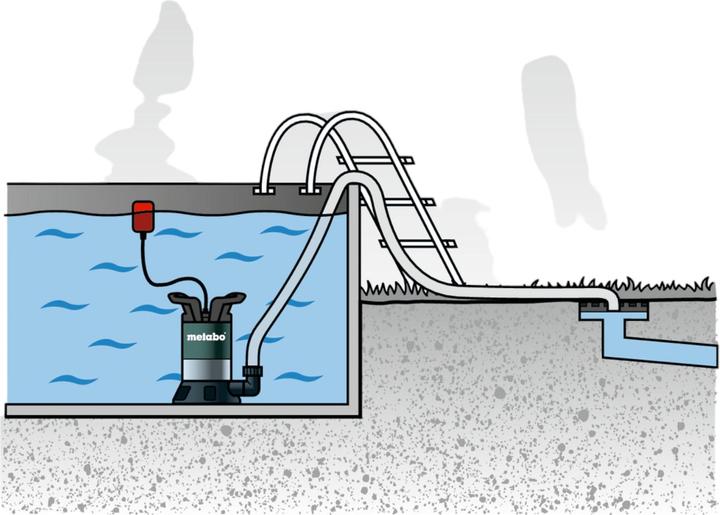 Produktbild Metabo Schacht-Tauchpumpe 0251200009 (Bohrmaschinenpumpe)