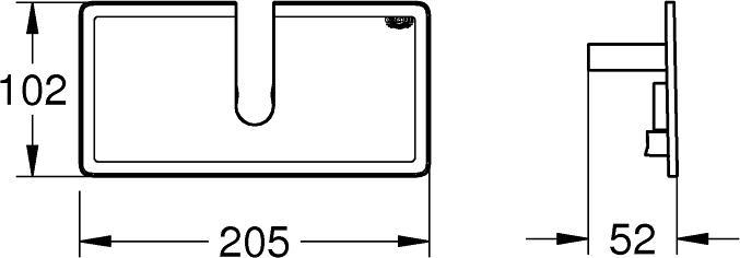 Productafbeelding Grohe Douchebak EASYREACH wit