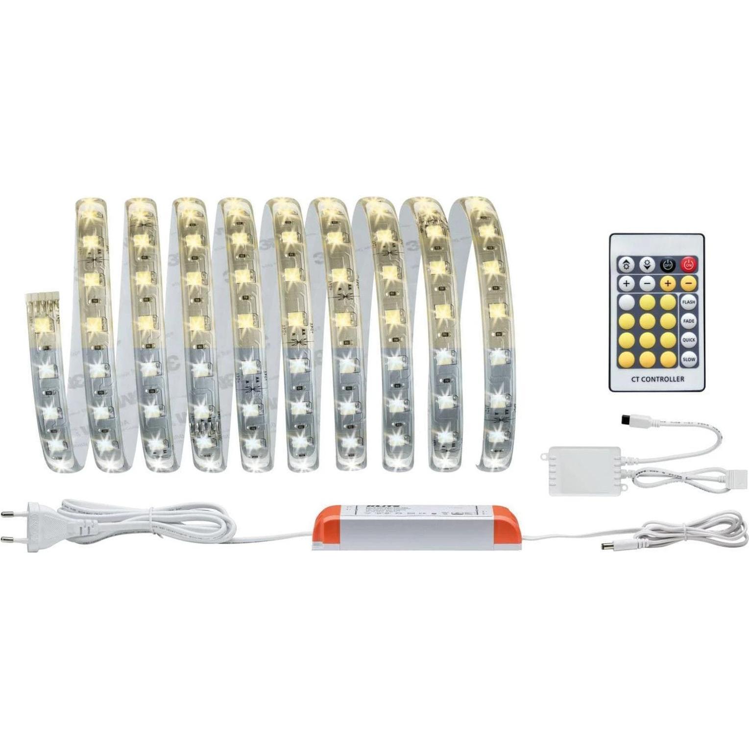 Paulmann, LED Streifen, MaxLED 500 Stripe Set (Weiss, 300 cm, Indoor)