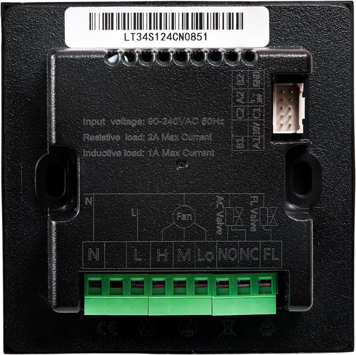 Actual product image Shelly LinkedGo Smart HVAC thermostat