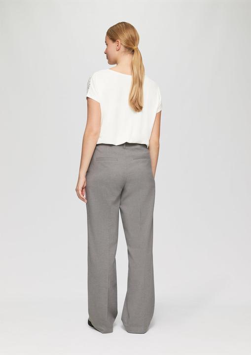 Actual product image S.Oliver T-Shirt Fliessendes T-Shirt aus Viskosemix mit Metallic-Print (34)