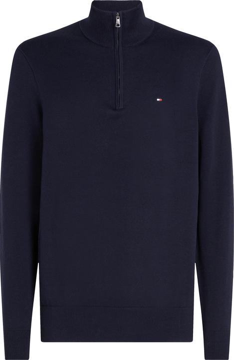 Actual product image Tommy Hilfiger Essential Cotton Zip Mock (XL)