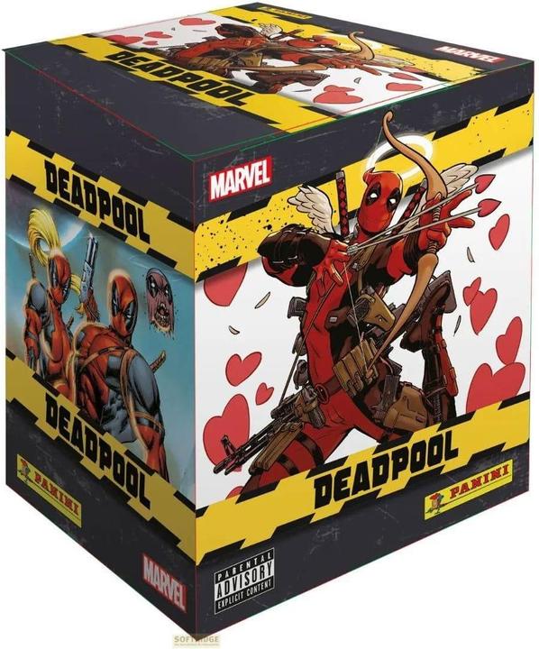 Panini Deadpool Sticker & Trading Card Collection Display (36)