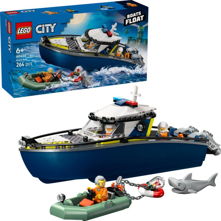 Produktbild LEGO Verfolgungsjagd im Polizeiboot (60456, LEGO City)