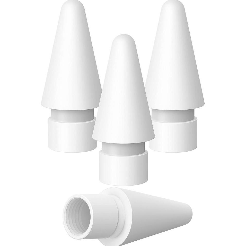 PowerGuard 3-Pack Pencil Tips Ersatzspitzen für Apple Pencil 1st & 2nd Gen, Pro, USB-C, Accessori per stilo, Bianco
