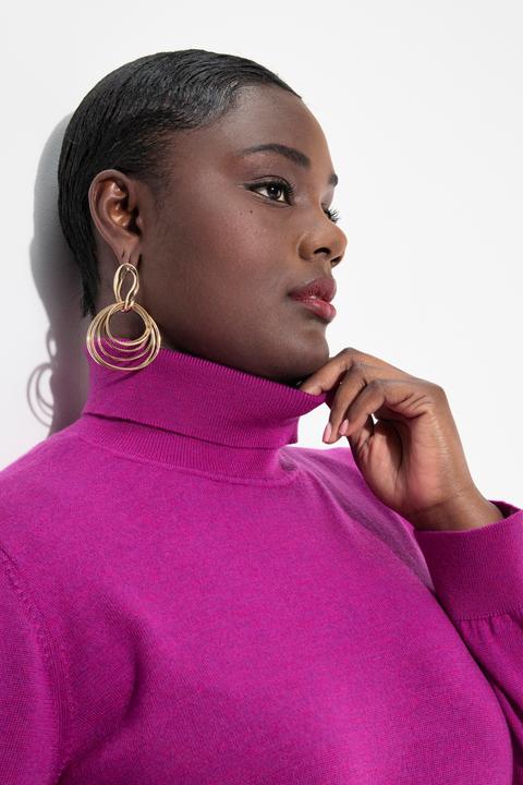 Produktbild Ulla Popken Rollkragen, Pullover, Merinowolle, Classic Fit, Langarm (50, 52)