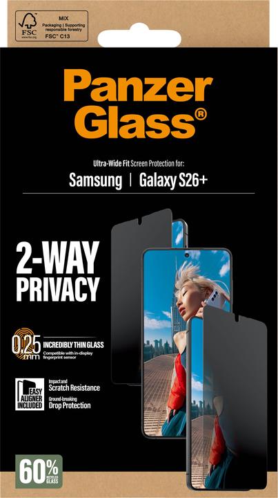 Produktbild PanzerGlass Ultra-Wide Fit (1 Stk., Samsung Galaxy S26+)