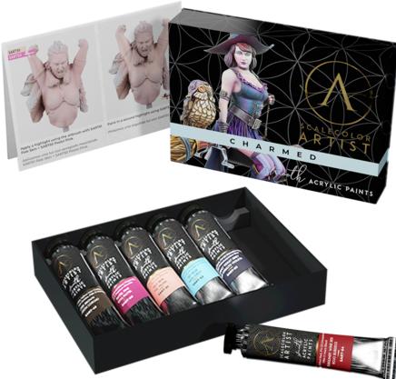 Actual product image CHARMED Artist Scalecolor Paint Set