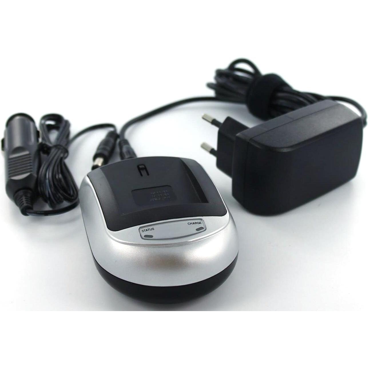 AGI Ladegerät kompatibel mit Canon EOS 400D (Ladegerät), Kamera Stromversorgung, Silber