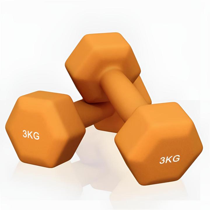 Immagine prodotto Gorilla Sports Hantelset Neopren 2 x 3 kg (2 x 3 kg)