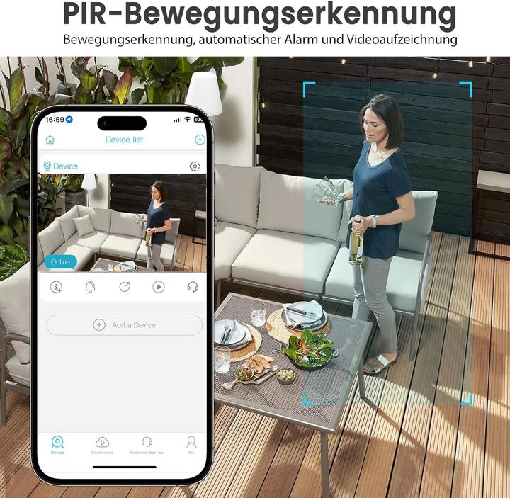 Actual product image Aidowocam Mini Überwachungskamera