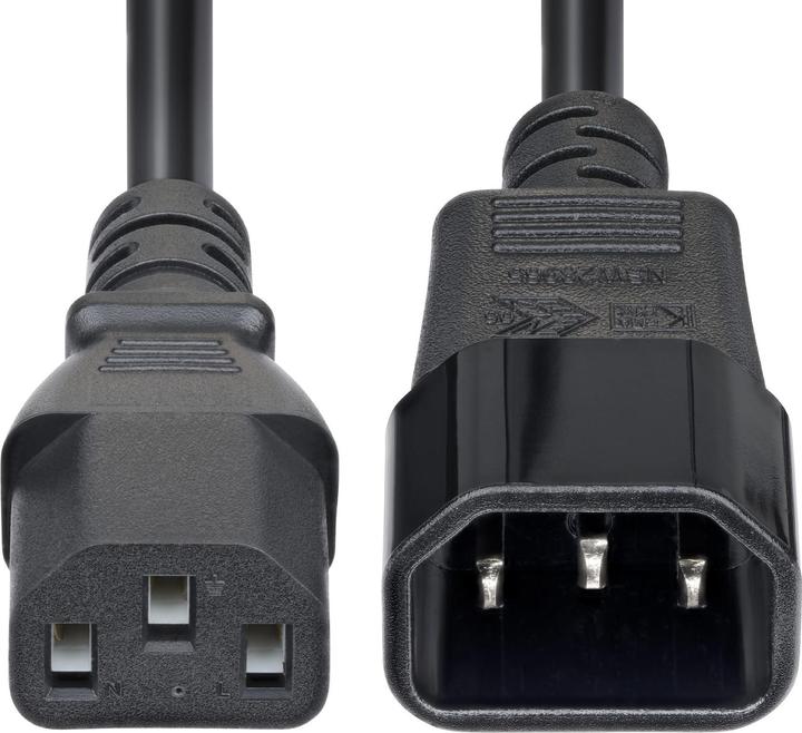 Produktbild StarTech .com PXTC13C141415FEU, 4,57 m, C14-Koppler, C13-Koppler, SJT, 250 V, 15 A (4.57 m)