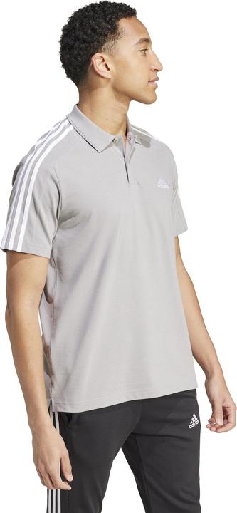 Actual product image adidas embroidered polo shirt essentials 3-stripes small logo (3XL)