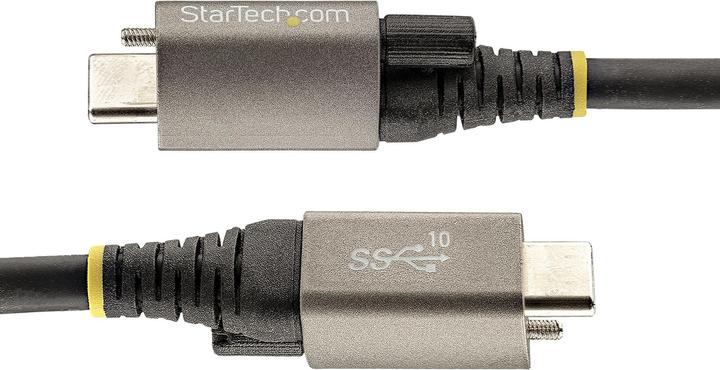 Immagine prodotto StarTech .com 3ft 1m Top Screw Locking USB C Cable 10Gbps, USB 3.1/3.2 Gen 2 Type-C Cable, 100W (5A) Power De (1 m, USB 3.2 Gen 2, 20 W)