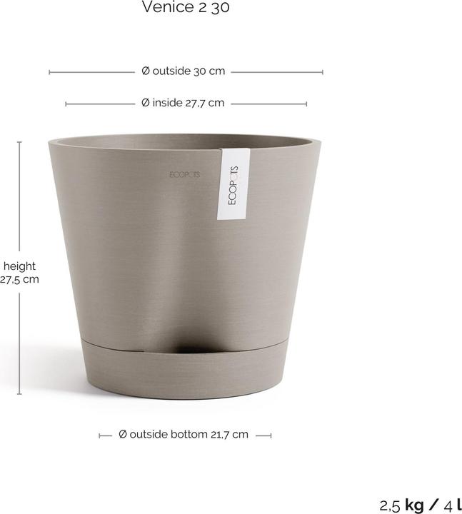 Produktbild Ecopots Venice 2 (30 x 27.50 cm)