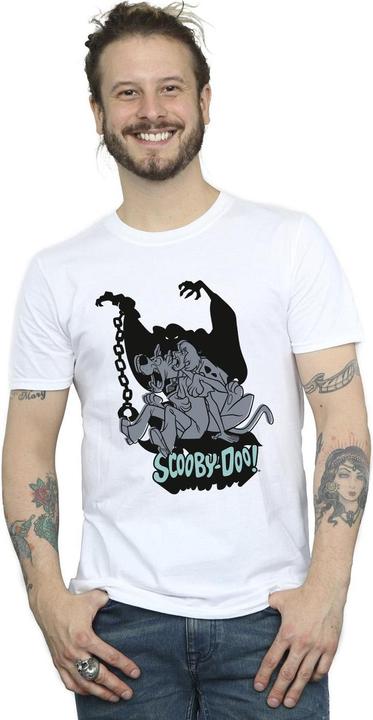 Actual product image Scooby Doo Mens Scared Jump T-Shirt (M)