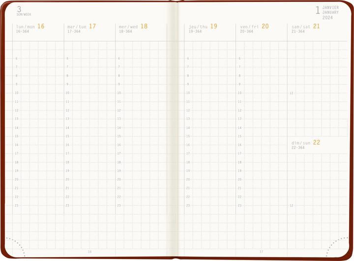 Actual product image Rhodia Webplanner 2024 (10 x 15 cm)