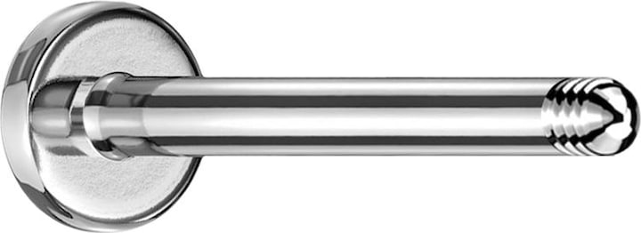 Actual product image Star Piercing Micro labret rod silver (without brass, Titanium G23)