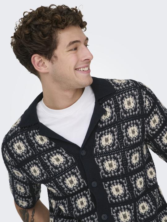Produktbild Only & Sons ONSBART Strickjacke Gestrickter Rollkragen (L)