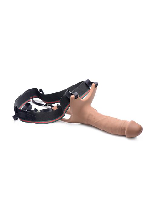 Produktbild Bijoux Indiscrets Hohler StrapOnSilikondildo mit Gurtzeug