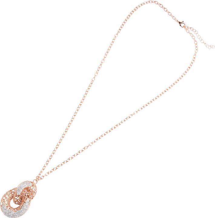 Immagine prodotto Ottaviani Collana in bronzo con glitter argento (60 - 65 cm)