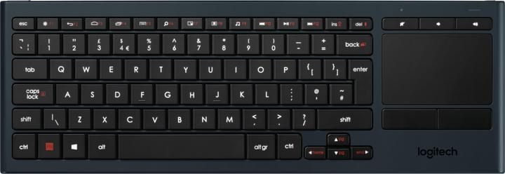 Actual product image Logitech Wireless Illuminated Keyboard K830 (DE, Wireless)