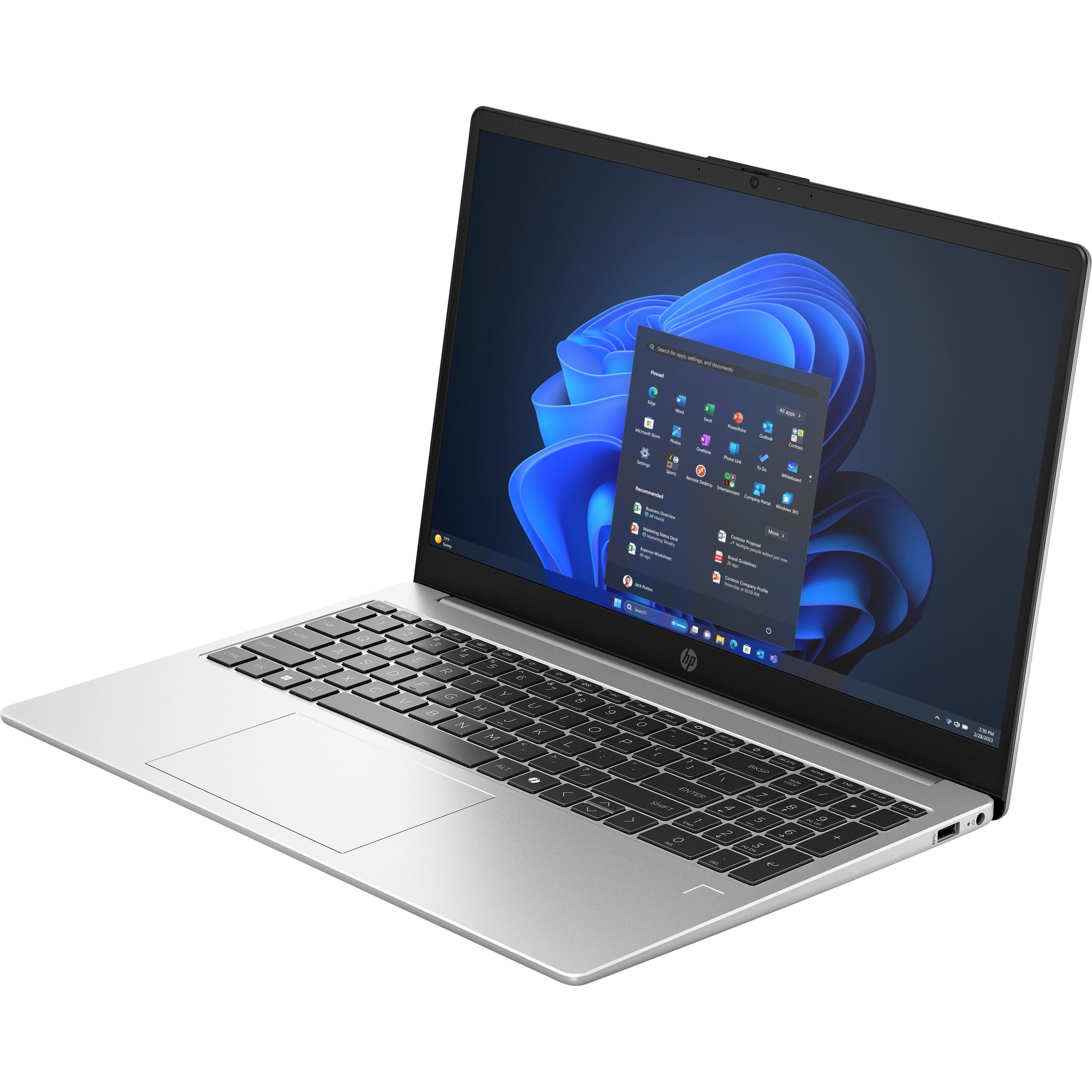 HP 255R G10 (15.60", 512 GB, 16 GB, Deutschland, AMD Ryzen 5 7535U), Notebook, Silber