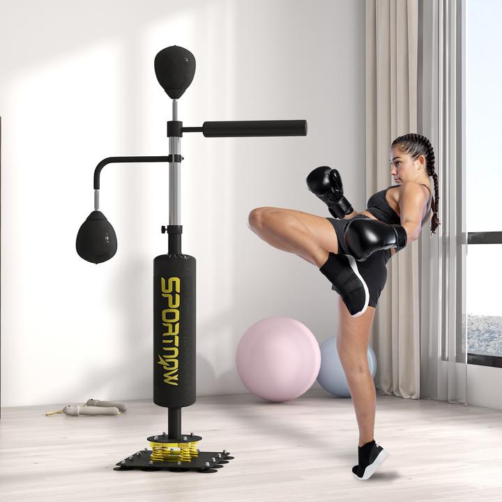 Produktbild SportNow Boxsack Stahl, Kunstleder Schwarz (107 cm)