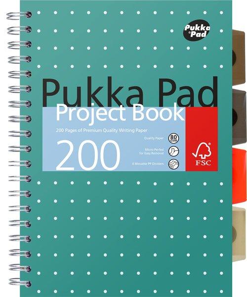 Pukka Fun Pukka Metallic Organiserbook B5 liniert 100 Blatt (À rayures, Non contraignant)