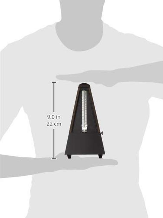 Wittner Metronom 816M mechanisch aus Holz mit Glocke schwarz (Metronom)