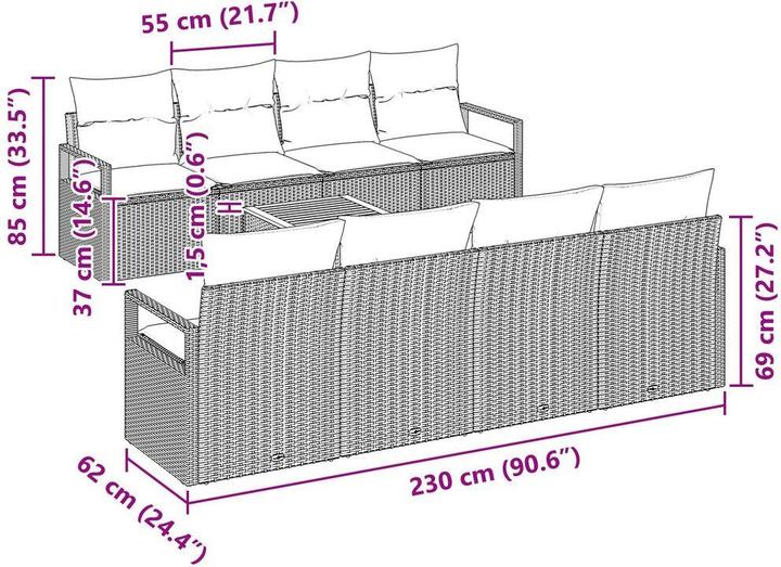 Produktbild vidaXL Rayden