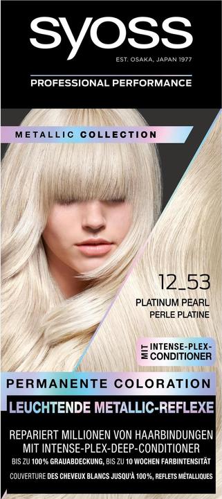 Actual product image Syoss Colour Metallic Reflexes 12 53 Platinum Pearl (12_53)