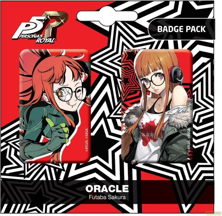 Produktbild POPbuddies Persona 5 Royal Ansteck-Buttons Doppelpack Oracle / Futaba Sakura