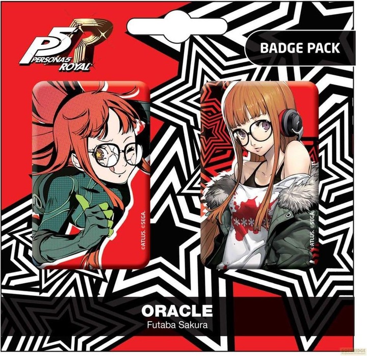 Produktbild POPbuddies Persona 5 Royal Ansteck-Buttons Doppelpack Oracle / Futaba Sakura