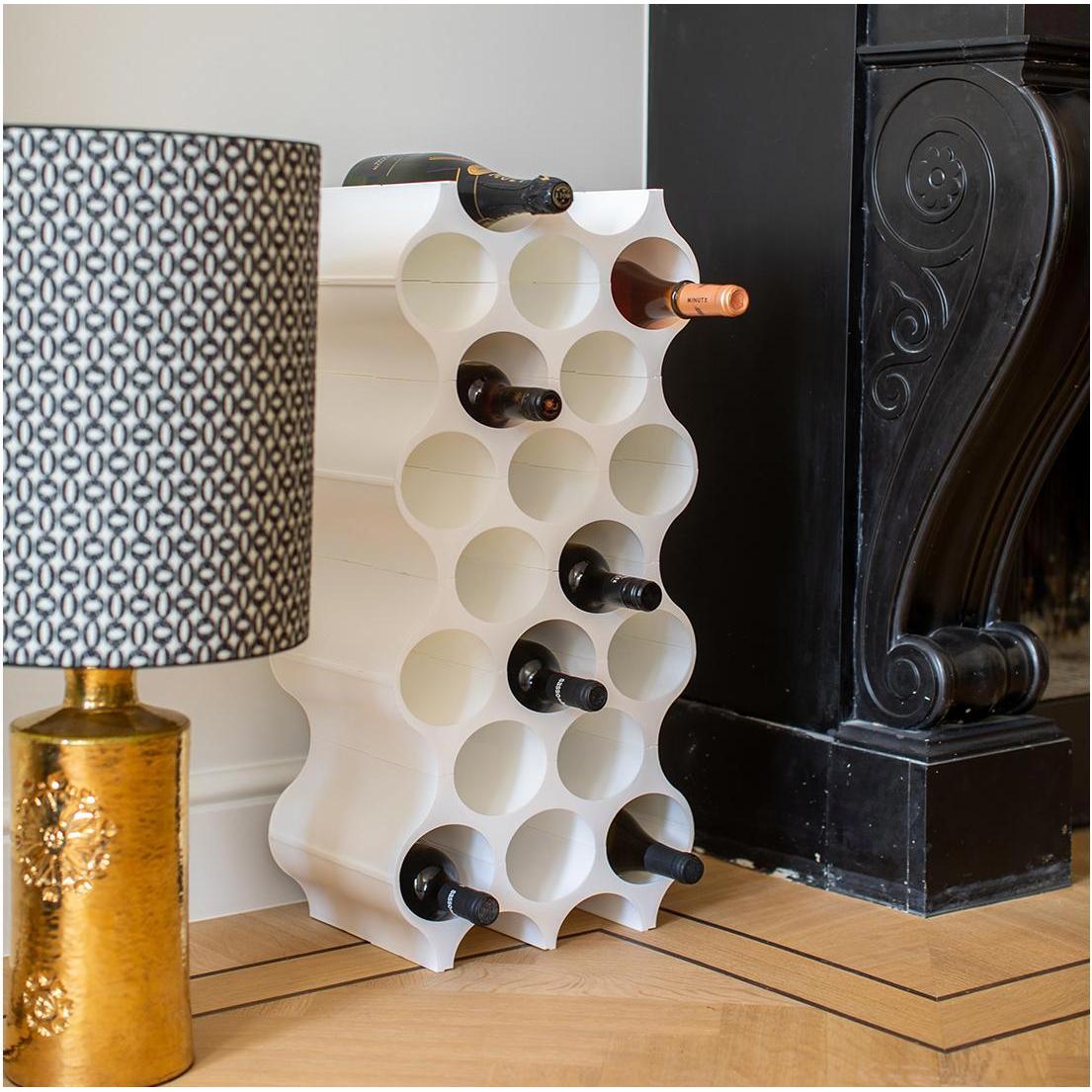 Thumbnail - Koziol, Weinregal, Flaschenregal SET-UP Deep Grey (24 x 36 x 37 cm)