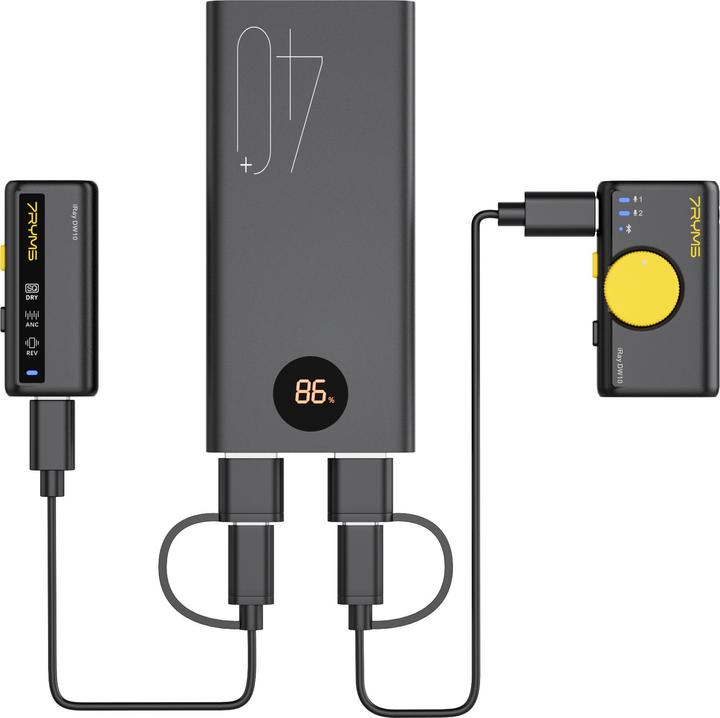 Actual product image 7Ryms iRay DW10(A) (2TX+1RX+CASE) Black