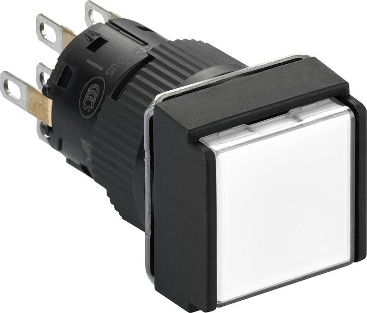 Actual product image Schneider Electric Illuminated pushbutton Ø 16, flush-mounted, double push release, 24 V, 2OC