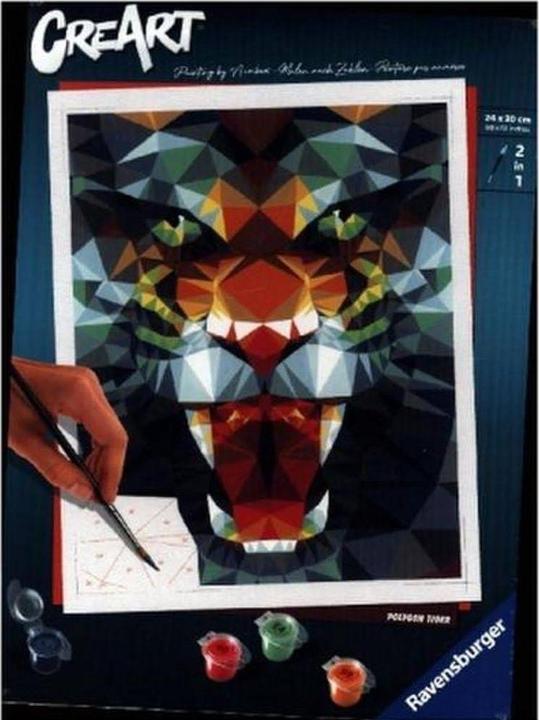 Image du produit Ravensburger CreArt Polygon Tiger